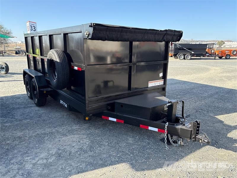 Denton 14 ft T/A Dump Utility Trailer Pašizgāzējs