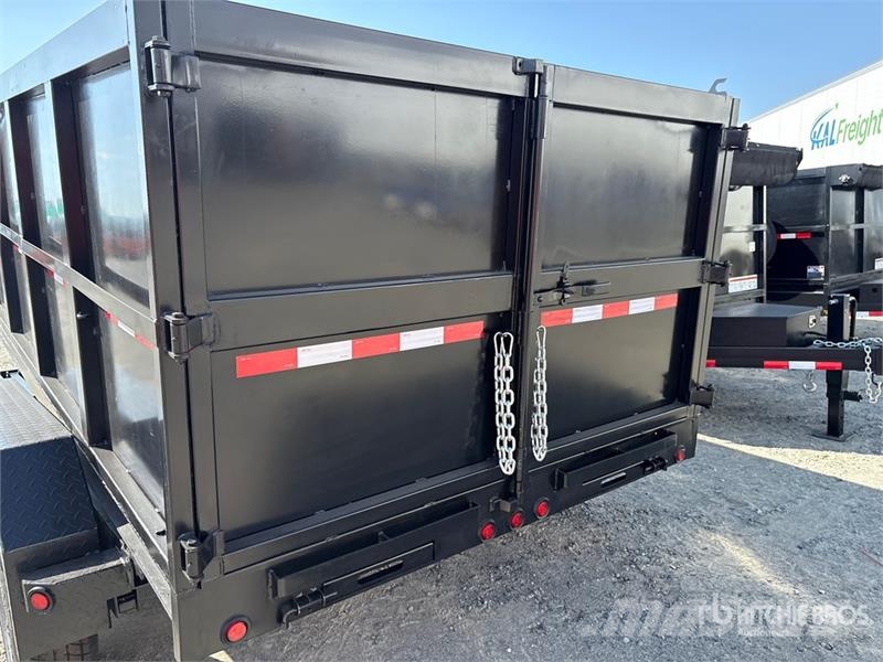  Denton 14 ft T/A Dump Utility Trailer Pašizgāzējs