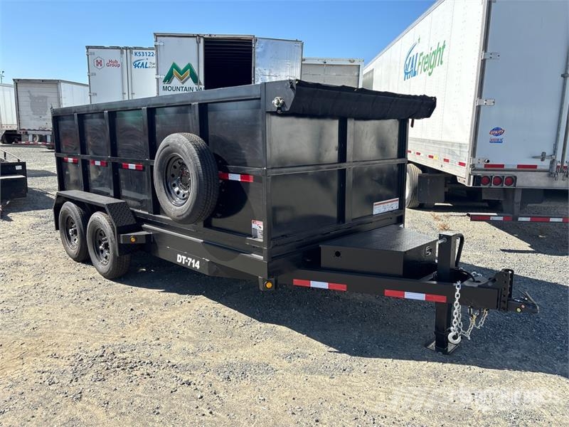 Denton 14 ft T/A Dump Utility Trailer Reboques basculantes