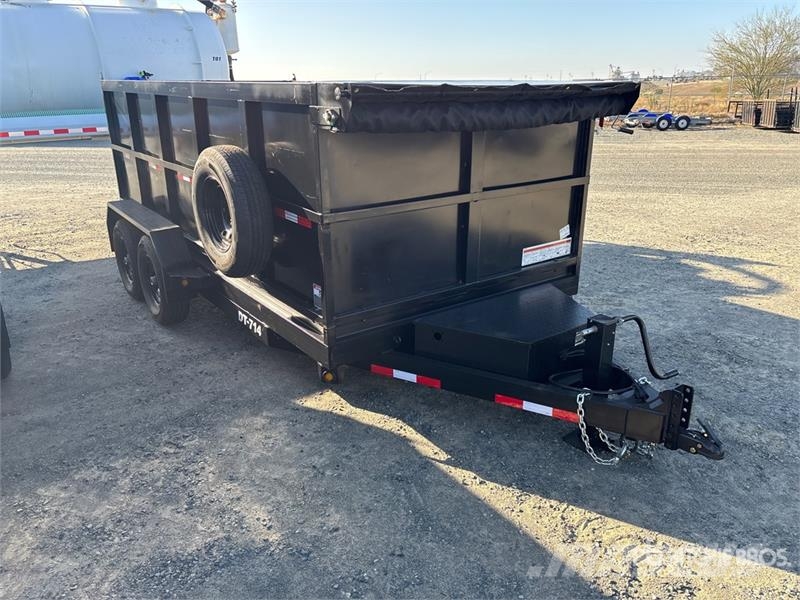 Denton 14 ft T/A Dump Utility Trailer Pašizgāzējs