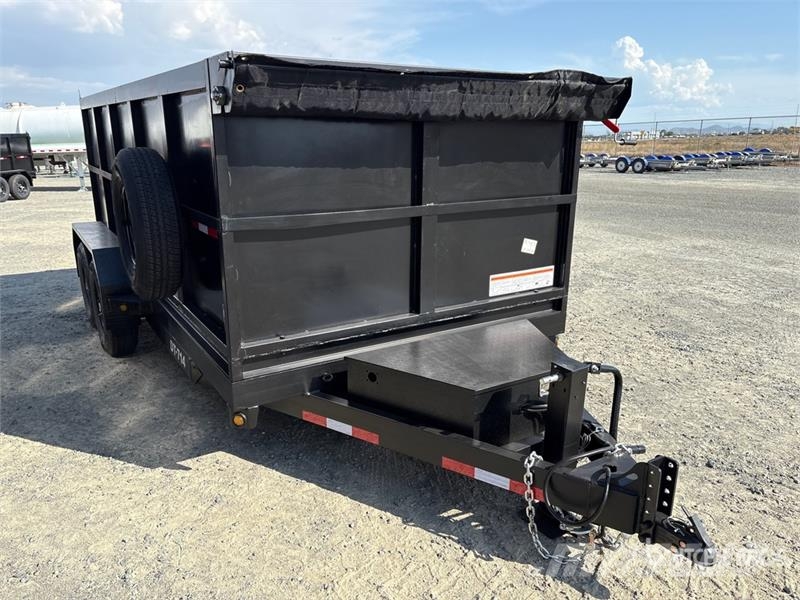  Denton 14 ft T/A Dump Utility Trailer Pašizgāzējs