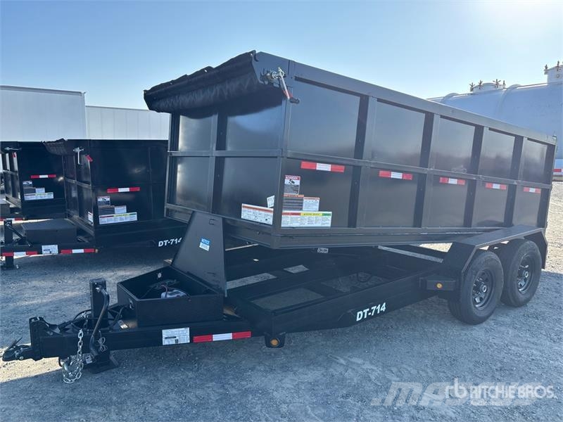 Denton 14 ft T/A Dump Utility Trailer Pašizgāzējs