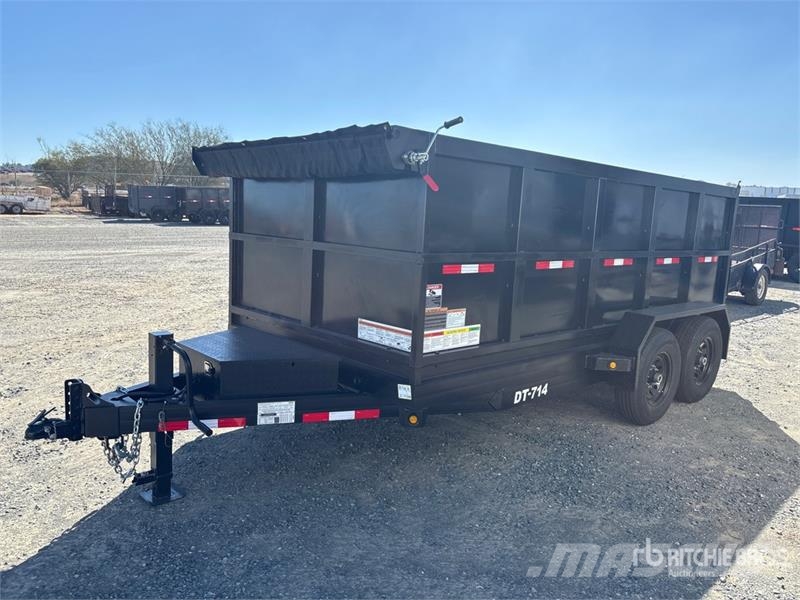 Denton 14 ft T/A Dump Utility Trailer Reboques basculantes