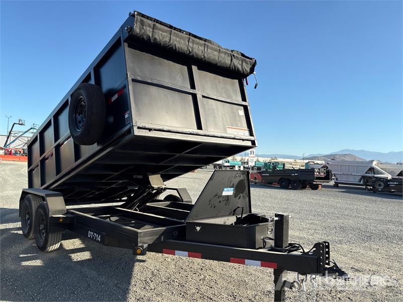  Denton 14 ft T/A Dump Utility Trailer Самоскиди