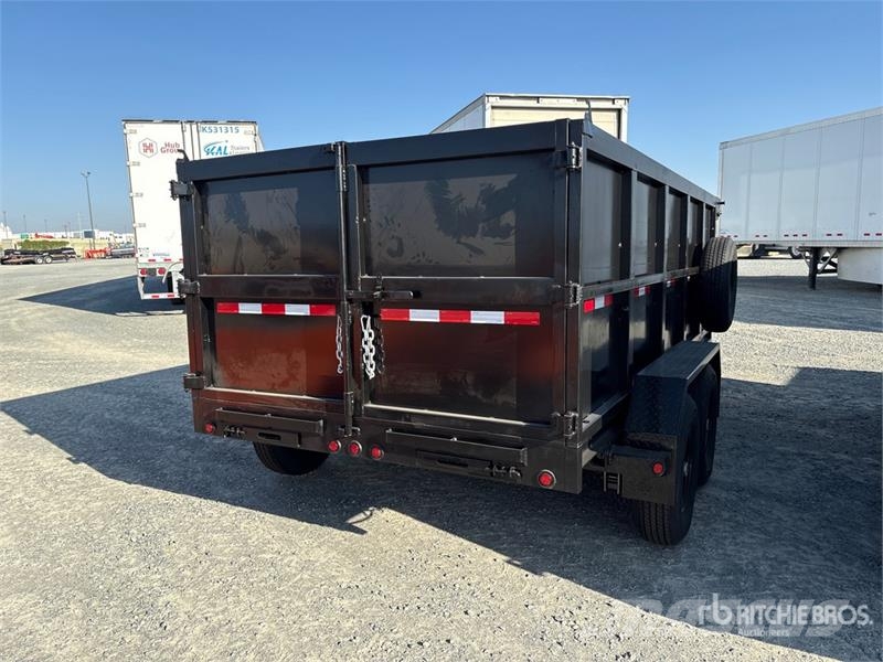Denton 14 ft T/A Dump Utility Trailer Pašizgāzējs
