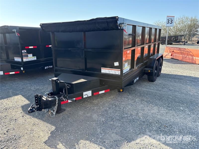 Denton 14 ft T/A Dump Utility Trailer Pašizgāzējs