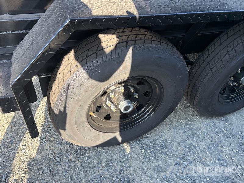 Denton 14 ft T/A Dump Utility Trailer Pašizgāzējs