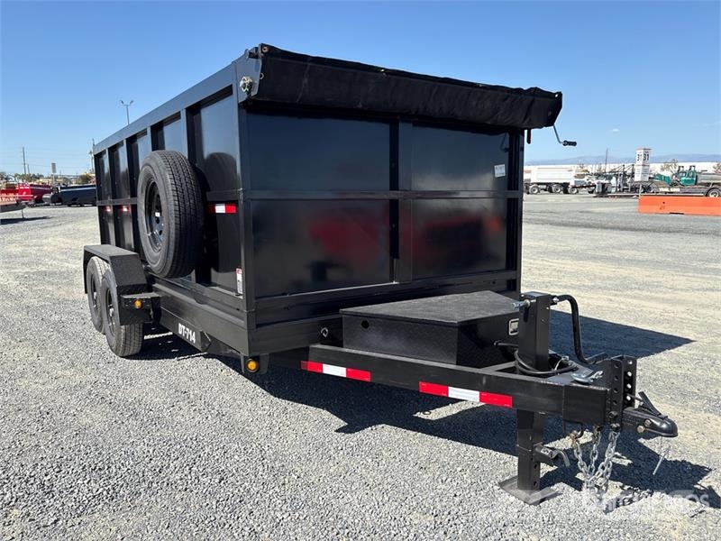 Denton 14 ft T/A Dump Utility Trailer Reboques basculantes