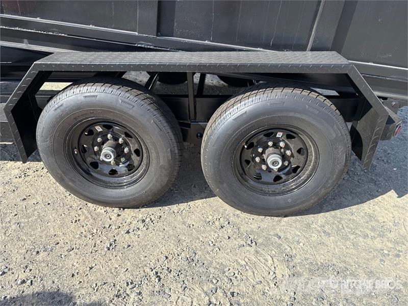  Denton 14 ft T/A Dump Utility Trailer Pašizgāzējs