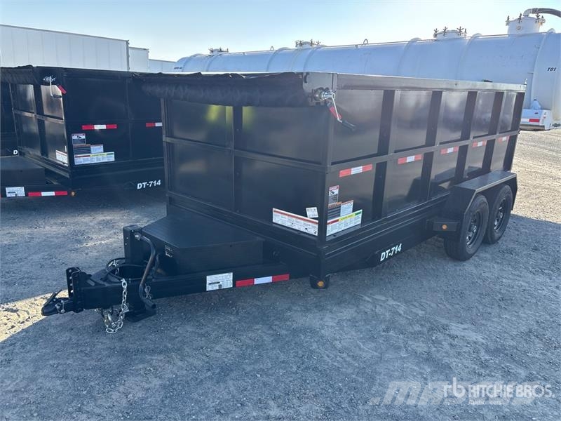 Denton 14 ft T/A Dump Utility Trailer Pašizgāzējs