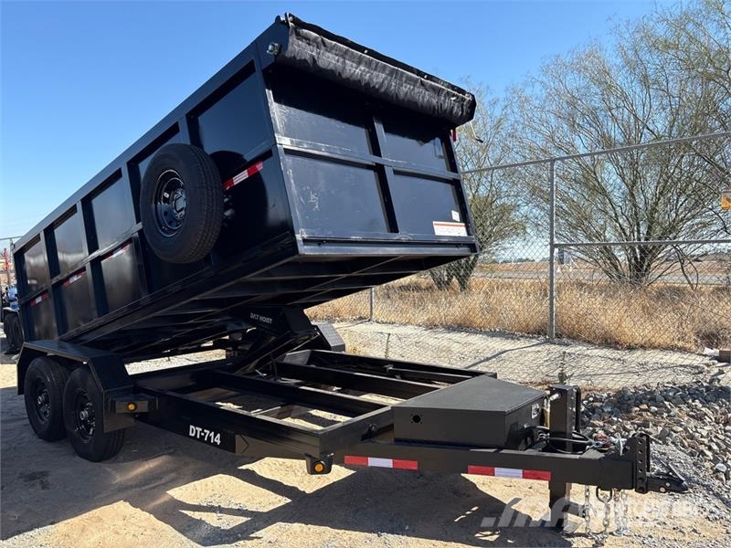 Denton Dt-714 14 ft T/A Dump Utility Trailer Самоскиди