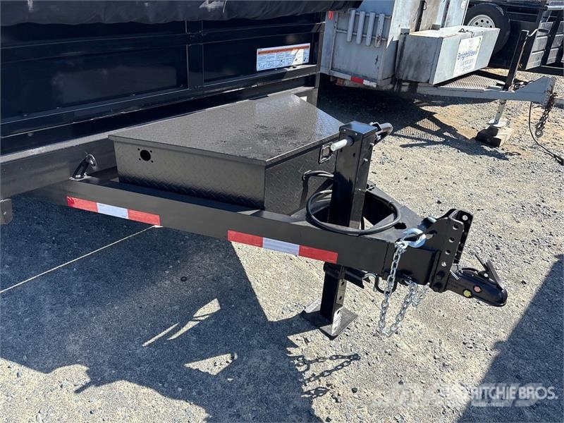  Denton Dt-714 14 ft T/A Dump Utility Trailer مقطورات قلابة