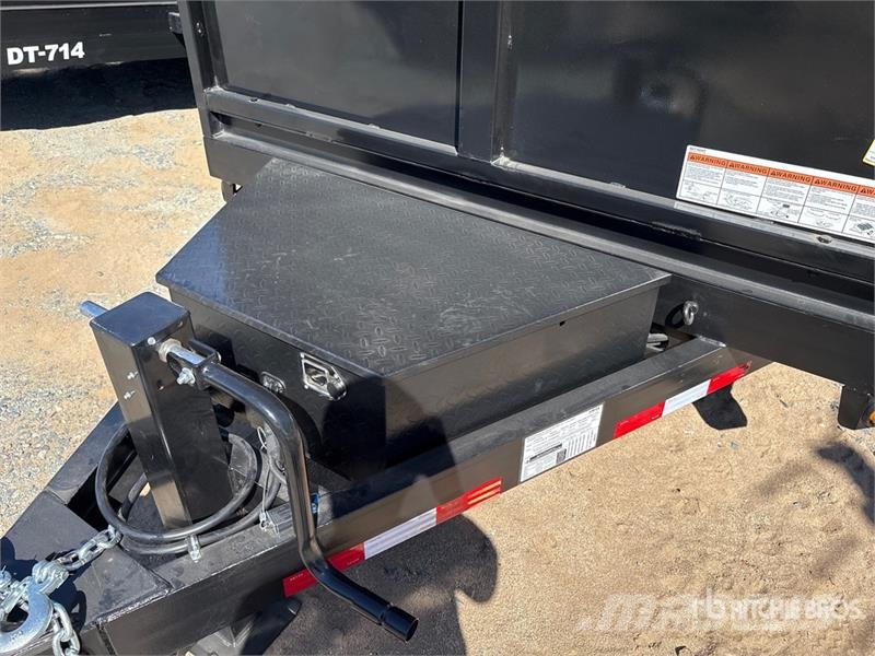 Denton Dt-714 14 ft T/A Dump Utility Trailer Самоскиди