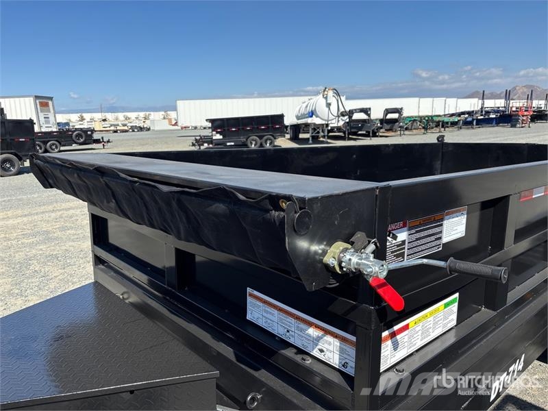  Denton Dt-714 14 ft T/A Dump Utility Trailer مقطورات قلابة