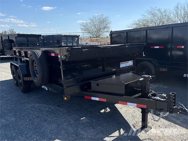  Denton Dt-714 14 ft T/A Dump Utility Trailer مقطورات قلابة