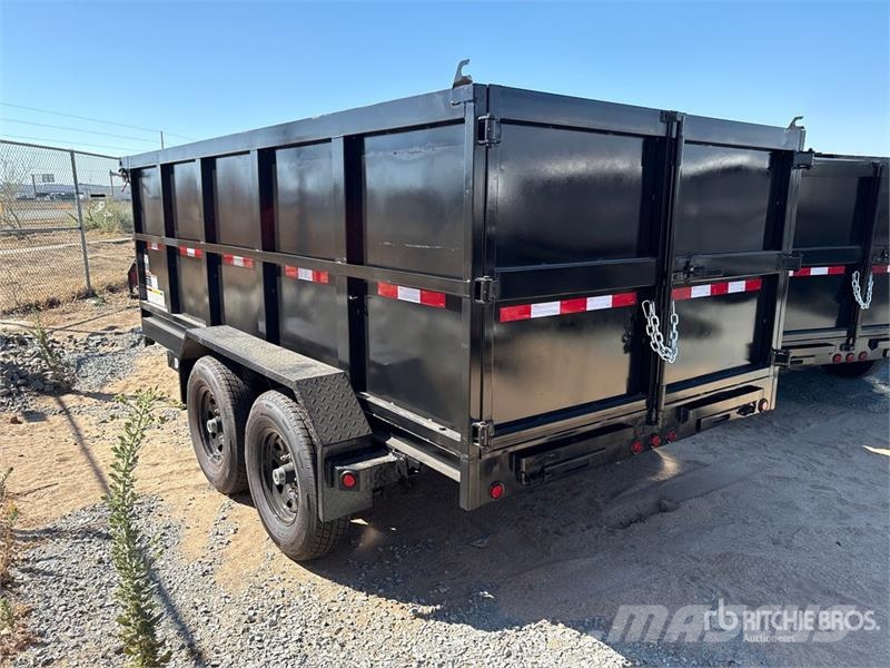 Denton Dt-714 14 ft T/A Dump Utility Trailer Самоскиди