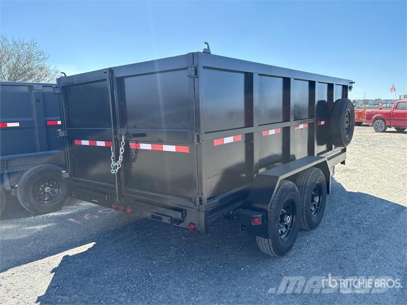 Denton Dt-714 14 ft T/A Dump Utility Trailer Самоскиди