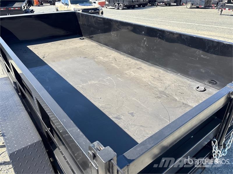  Denton Dt-714 14 ft T/A Dump Utility Trailer مقطورات قلابة