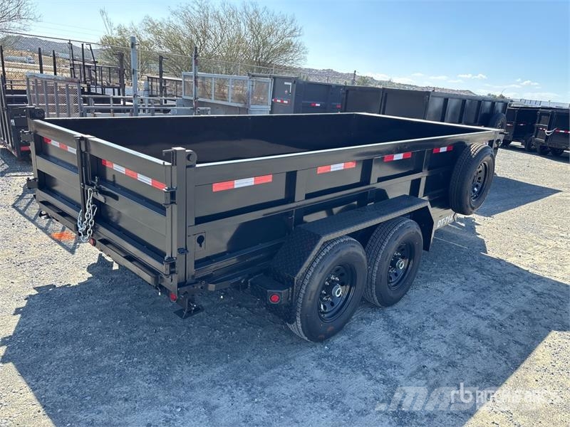 Denton Dt-714 14 ft T/A Dump Utility Trailer Remorque benne
