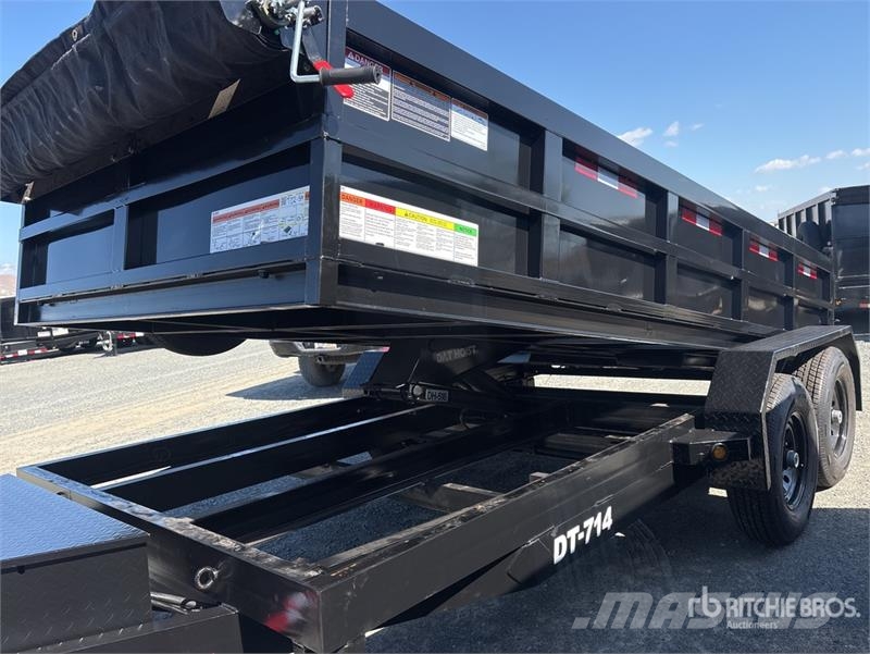  Denton Dt-714 14 ft T/A Dump Utility Trailer Самоскиди