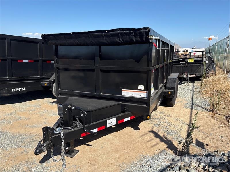 Denton Dt-714 14 ft T/A Dump Utility Trailer Самоскиди
