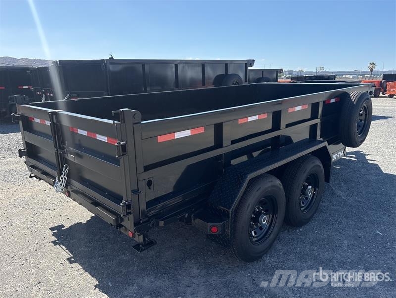  Denton Dt-714 14 ft T/A Dump Utility Trailer مقطورات قلابة