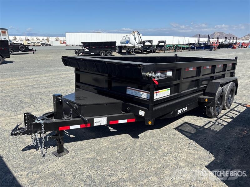  Denton Dt-714 14 ft T/A Dump Utility Trailer مقطورات قلابة