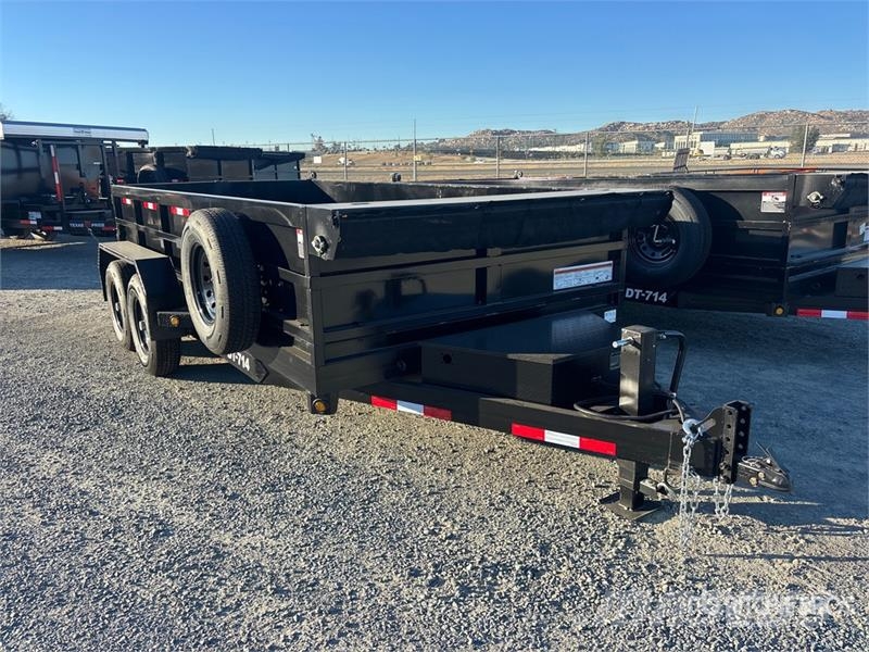 Denton Dt-714 14 ft T/A Dump Utility Trailer Kiper prikolice
