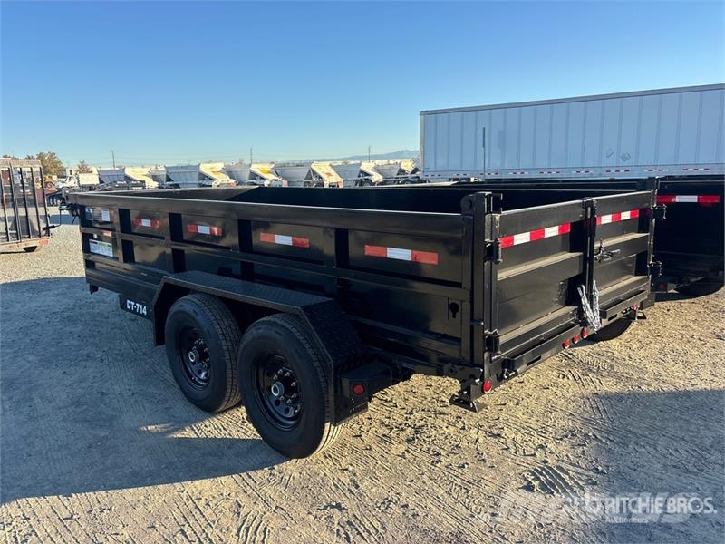 Denton Dt-714 14 ft T/A Dump Utility Trailer Самоскиди