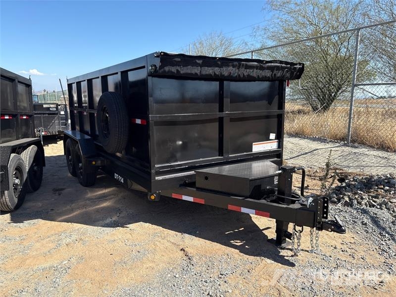 Denton Dt-714 14 ft T/A Dump Utility Trailer Самоскиди