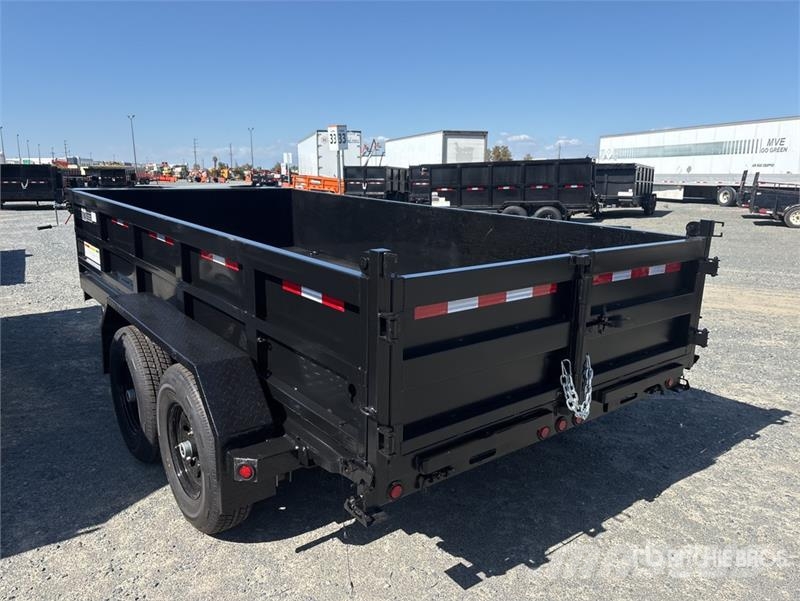  Denton Dt-714 14 ft T/A Dump Utility Trailer مقطورات قلابة
