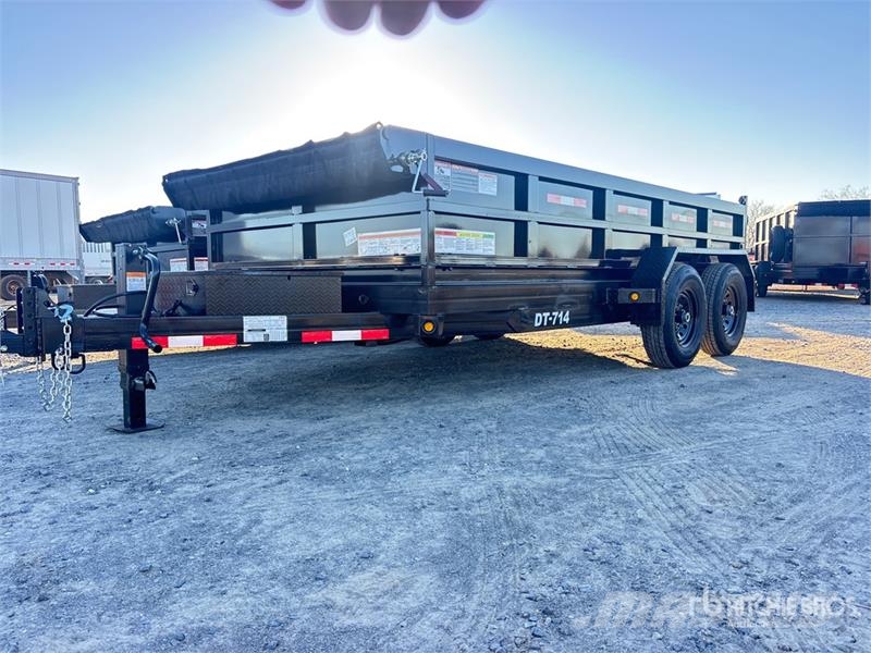 Denton Dt-714 14 ft T/A Dump Utility Trailer Самоскиди