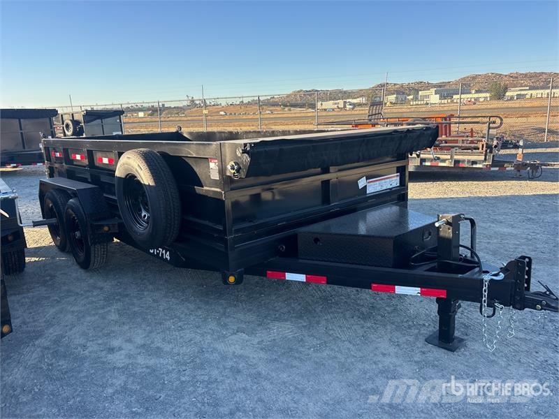 Denton Dt-714 14 ft T/A Dump Utility Trailer Самоскиди