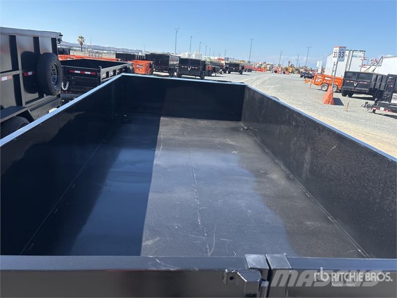  Denton Dt-714 14 ft T/A Dump Utility Trailer مقطورات قلابة