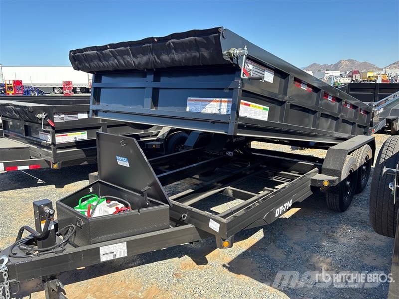 Denton DT-7142 14 ft T/A End Dump Trailer (Unused) Самоскиди