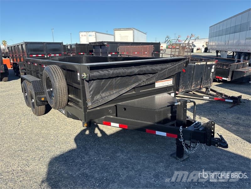 Denton DT-7142 14 ft T/A End Dump Trailer (Unused) Самоскиди