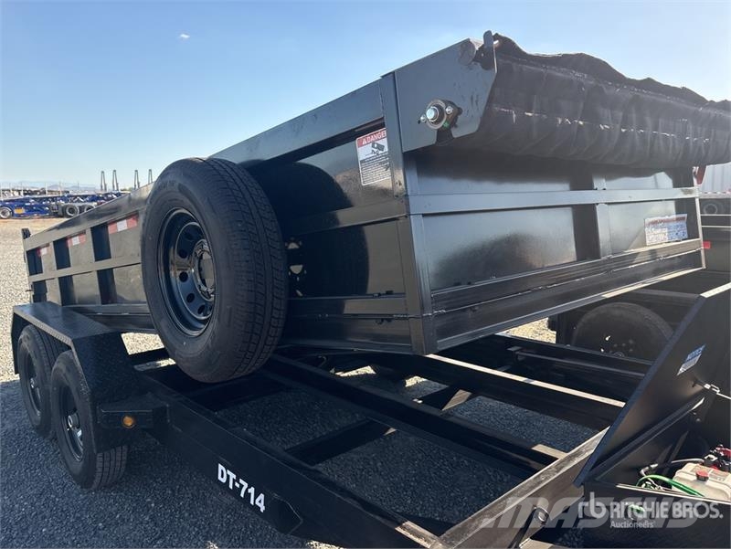 Denton DT-7142 14 ft T/A End Dump Trailer (Unused) Самоскиди