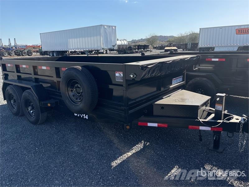 Denton DT-7142 14 ft T/A End Dump Trailer (Unused) Самоскиди