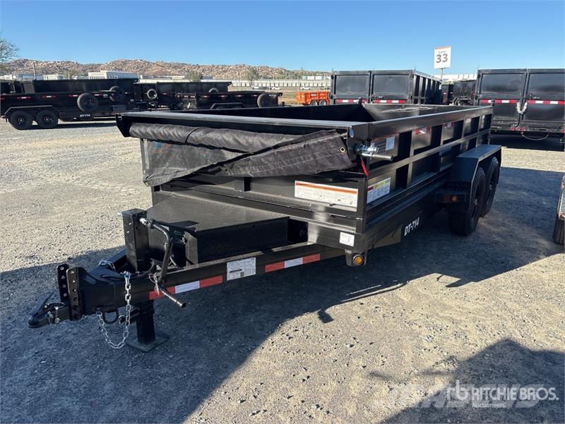 Denton DT-7142 14 ft T/A End Dump Trailer (Unused) Самоскиди