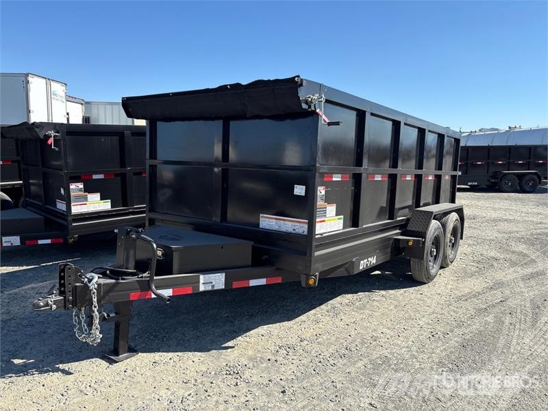  Denton DT07144 14 ft T/A Dump Utility Trailer Самосвали