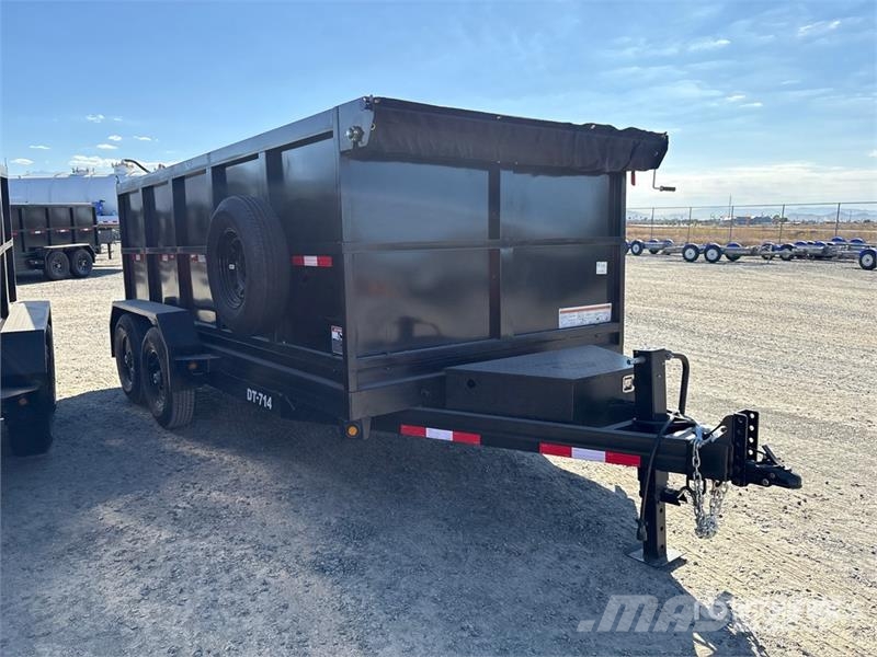  Denton DT07144 14 ft T/A Dump Utility Trailer Самосвали