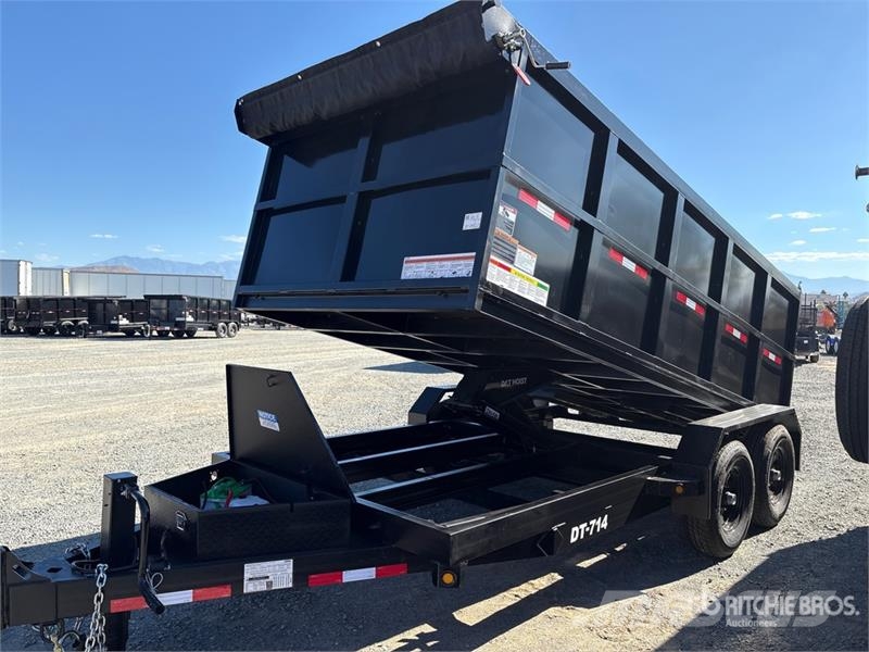Denton DT07144 14 ft T/A Dump Utility Trailer Kipper