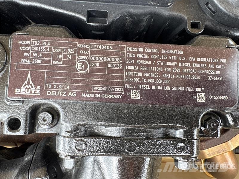 Deutz TD2.9L4 Engine Moteur