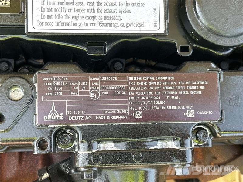 Deutz TD2.9L4 Engine 引擎/發動機