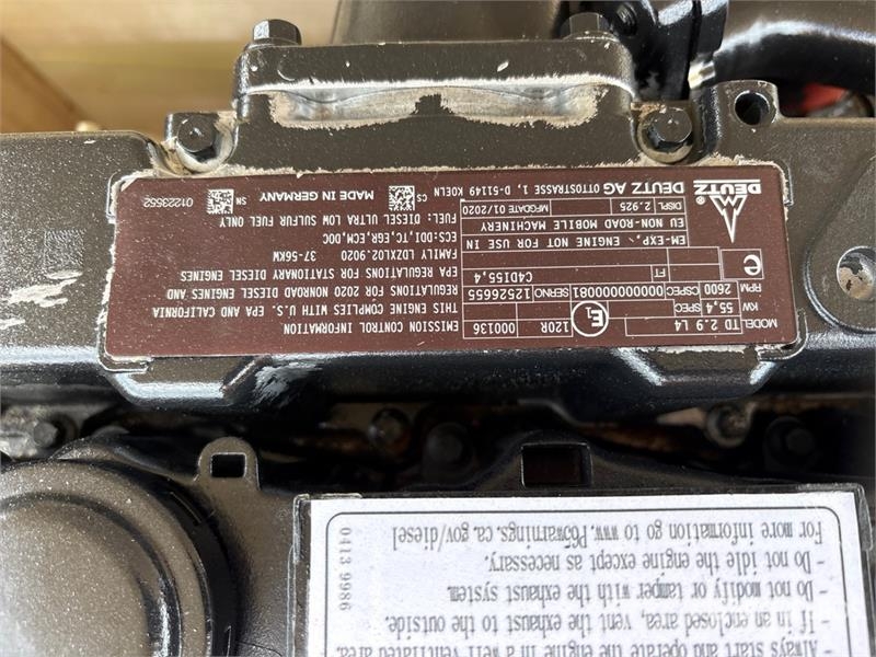 Deutz TD2.9L4 Engine Moteur