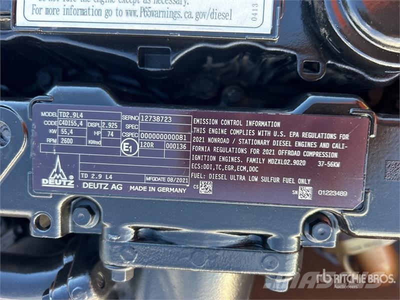 Deutz TD2.9L4 Engine Motores