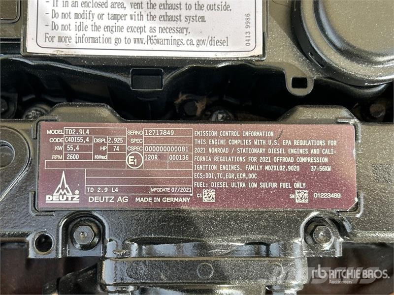 Deutz TD2.9L4 Engine 引擎/發動機