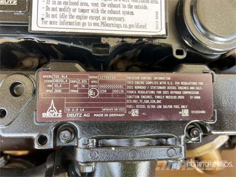Deutz TD2.9L4 Engine 引擎/發動機