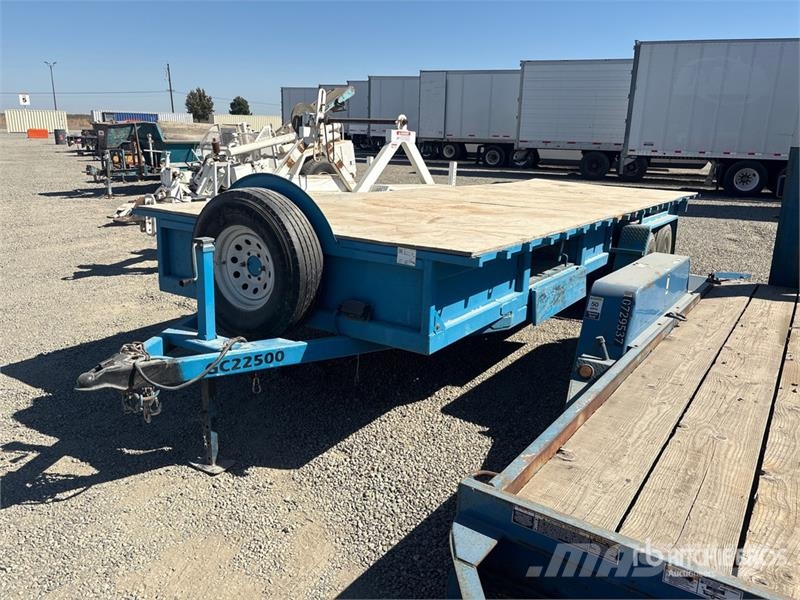 Diamond 22 ft T/A Flatbed Trailer Anhænger med lad/Flatbed