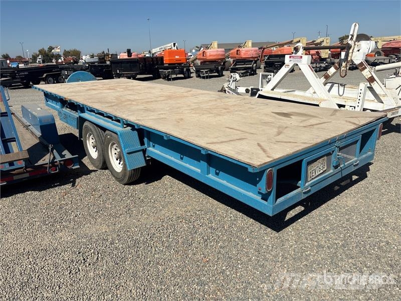 Diamond 22 ft T/A Flatbed Trailer Anhænger med lad/Flatbed